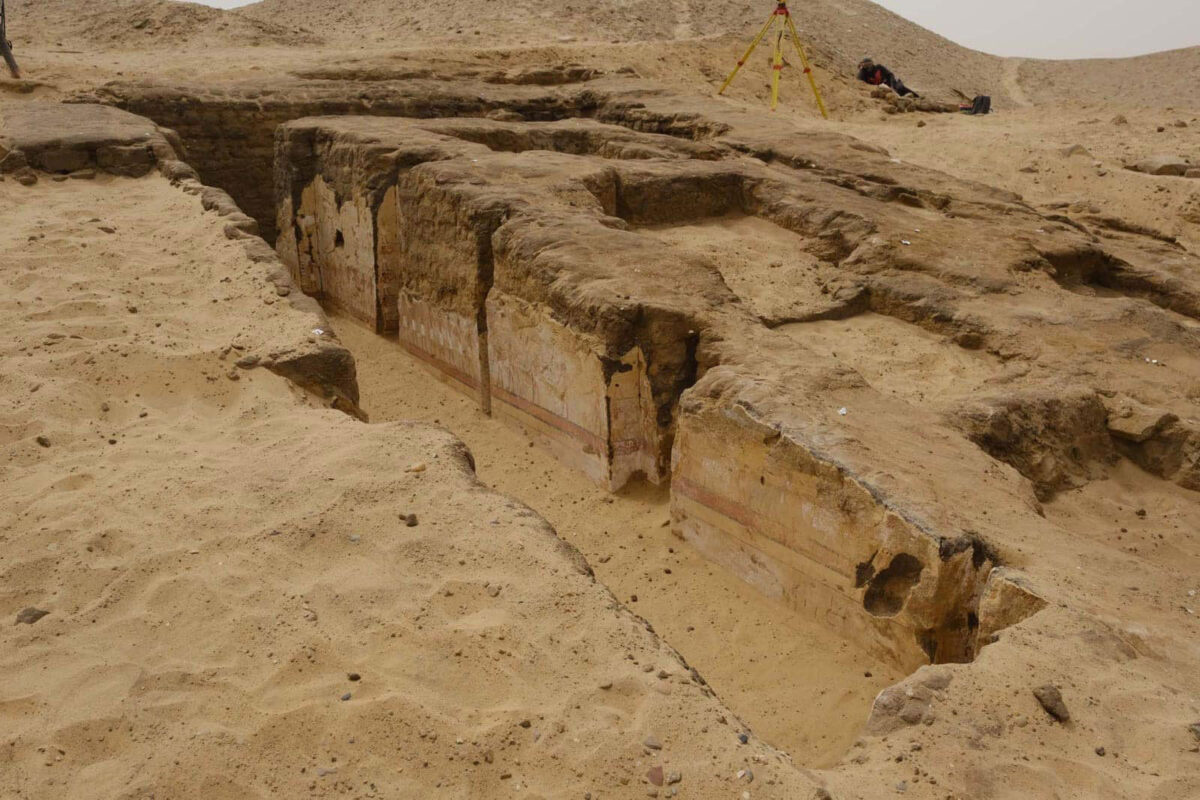 کشف مصطبه پادشاهی قدیم در دهشور مصر + تصاویر