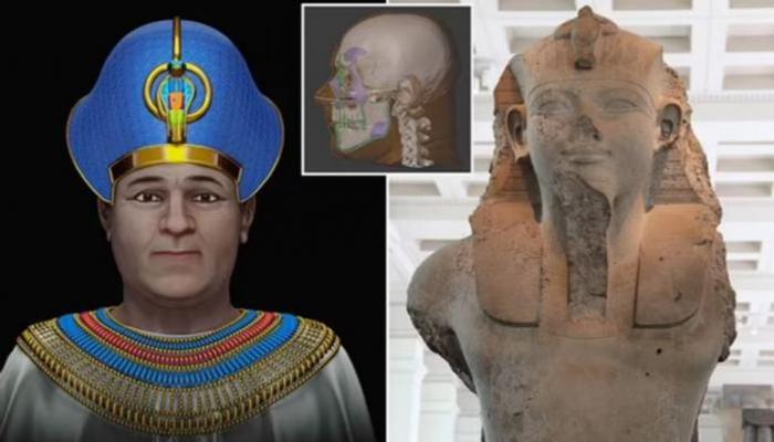 بازسازی چهره آمنهوتپ سوم فرعون ثروتمند مصر + تصاویر