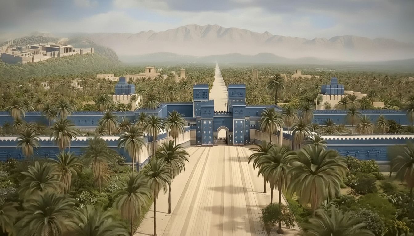 بازسازی دروازه پارسه ( تل آجری )