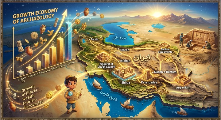 مدل ساختاری و اقتصادی کاوش زنده باستان شناسی و توسعه بومی