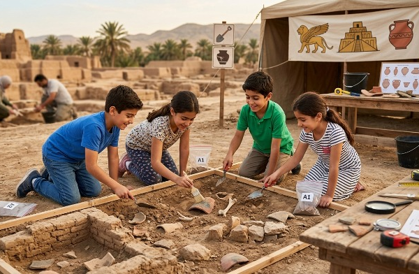چگونه کودکان را با اصول باستان شناسی و حفاظت از تاریخ آشنا کنیم؟