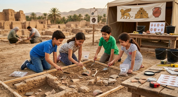 چگونه کودکان را با اصول باستان شناسی و حفاظت از تاریخ آشنا کنیم؟